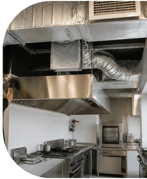 Монтаж вентиляции кафе и ресторана в Амурске от 154980 р. | АПаруса-Мрс